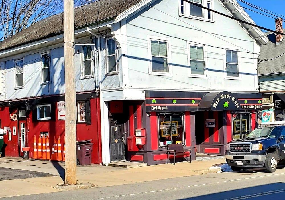 Red Rose Cafe storefront on Broad Street in daylight